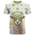 New Zealand Funny Woolly Kiwi Sheep T Shirt