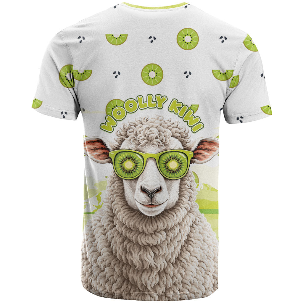 New Zealand Funny Woolly Kiwi Sheep T Shirt