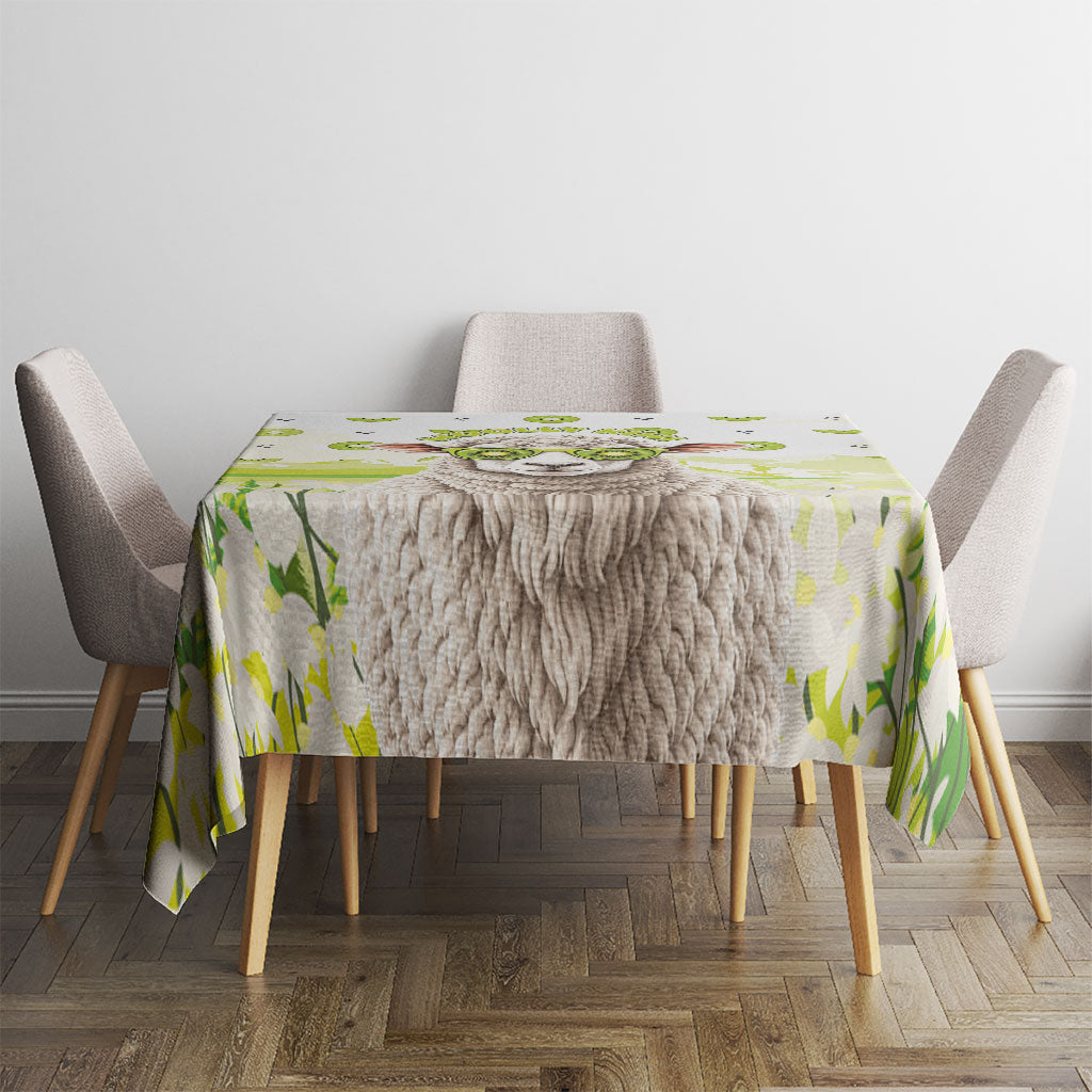 New Zealand Funny Woolly Kiwi Sheep Tablecloth