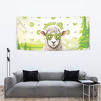 New Zealand Funny Woolly Kiwi Sheep Tapestry
