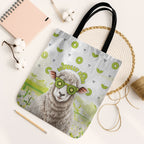 New Zealand Funny Woolly Kiwi Sheep Tote Bag
