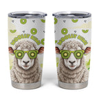 New Zealand Funny Woolly Kiwi Sheep Tumbler Cup