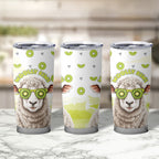New Zealand Funny Woolly Kiwi Sheep Tumbler Cup