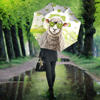 New Zealand Funny Woolly Kiwi Sheep Umbrella