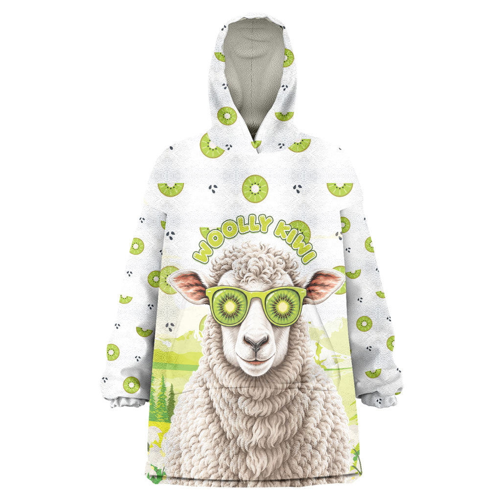 New Zealand Funny Woolly Kiwi Sheep Wearable Blanket Hoodie
