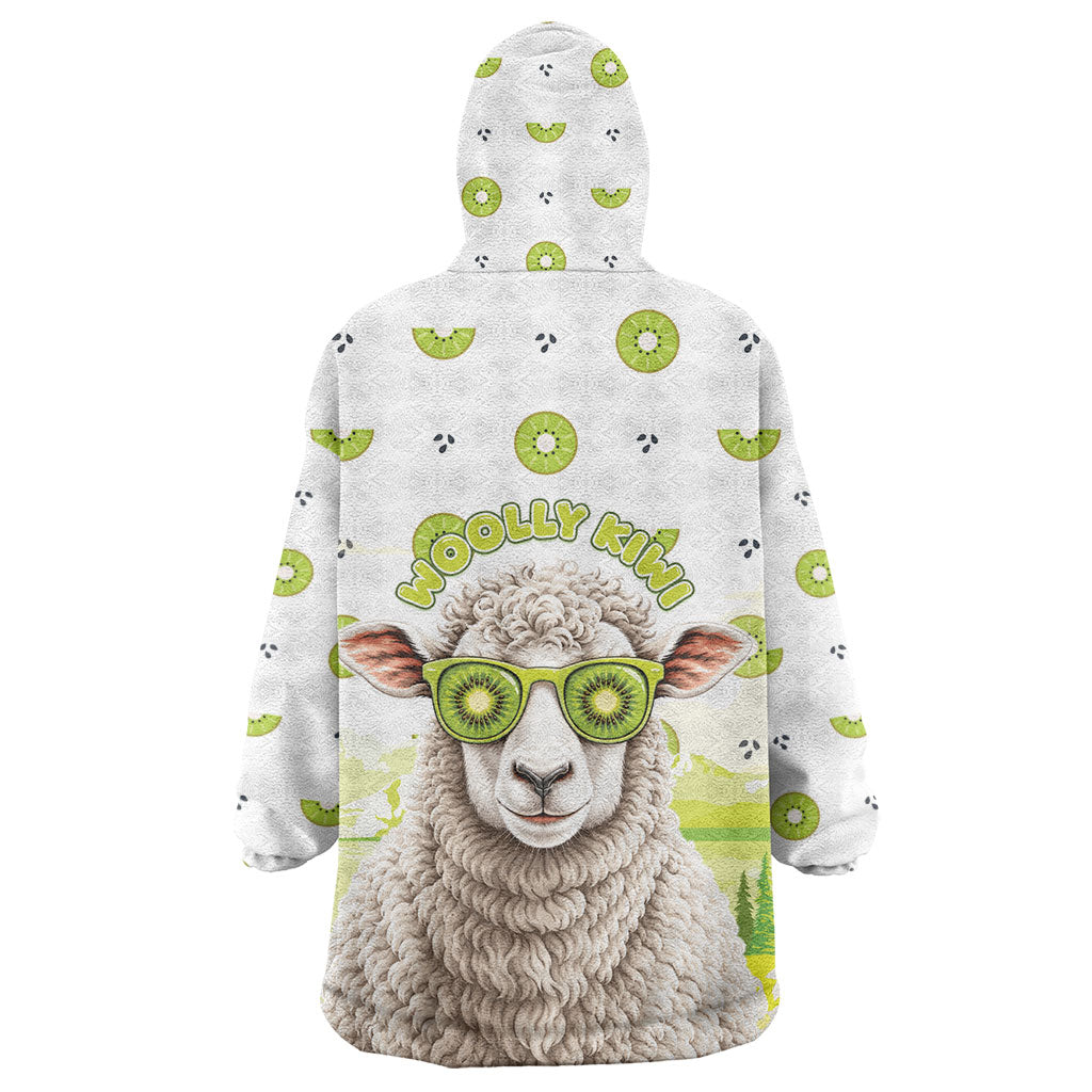 New Zealand Funny Woolly Kiwi Sheep Wearable Blanket Hoodie