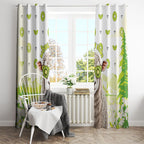 New Zealand Funny Woolly Kiwi Sheep Window Curtain