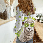 New Zealand Funny Woolly Kiwi Sheep Women Casual Shirt
