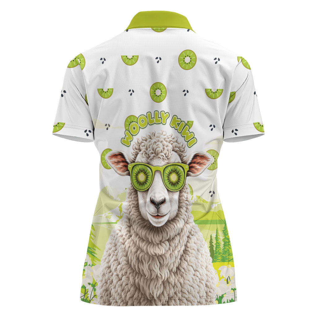 New Zealand Funny Woolly Kiwi Sheep Women Polo Shirt