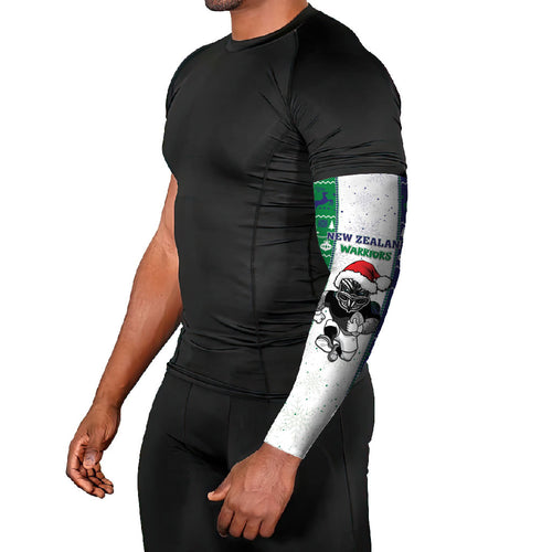 New Zealand Warriors Rugby Christmas Arm Sleeves Santa Maori Mascot