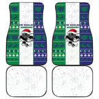 New Zealand Warriors Rugby Christmas Car Mats Santa Maori Mascot