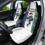 New Zealand Warriors Rugby Christmas Car Seat Cover Santa Maori Mascot