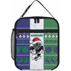 New Zealand Warriors Rugby Christmas Lunch Bag Santa Maori Mascot