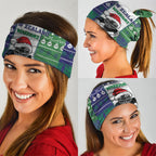New Zealand Warriors Rugby Christmas Neck Gaiter Santa Maori Mascot
