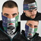 New Zealand Warriors Rugby Christmas Neck Gaiter Santa Maori Mascot
