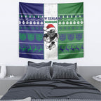 New Zealand Warriors Rugby Christmas Tapestry Santa Maori Mascot