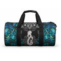 New Zealand Aotearoa Duffle Bag Maori Taniwha Paua Shell