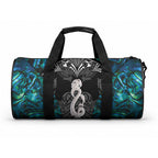 New Zealand Aotearoa Duffle Bag Maori Taniwha Paua Shell