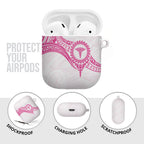 New Zealand Aotearoa AirPods Case Nurse Tribal Pink Version