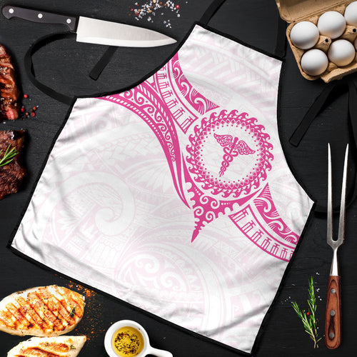 New Zealand Aotearoa Apron Nurse Tribal Pink Version