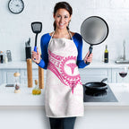 New Zealand Aotearoa Apron Nurse Tribal Pink Version