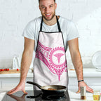 New Zealand Aotearoa Apron Nurse Tribal Pink Version