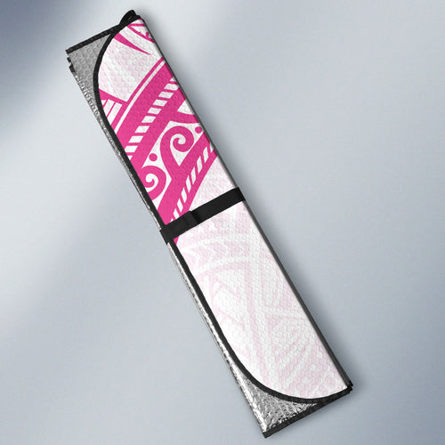 New Zealand Aotearoa Auto Sun Shade Nurse Tribal Pink Version