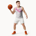 Personalised New Zealand Aotearoa Basketball Jersey Nurse Tribal Pink Version