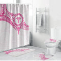 New Zealand Aotearoa Bathroom Set Nurse Tribal Pink Version