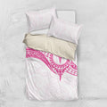 New Zealand Aotearoa Bedding Set Nurse Tribal Pink Version