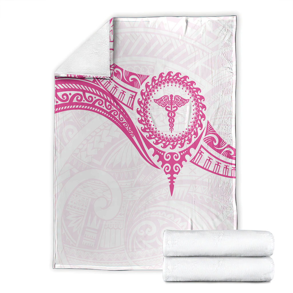 New Zealand Aotearoa Blanket Nurse Tribal Pink Version