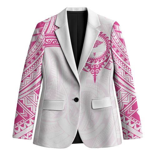 Personalised New Zealand Aotearoa Blazer Nurse Tribal Pink Version