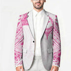 Personalised New Zealand Aotearoa Blazer Nurse Tribal Pink Version