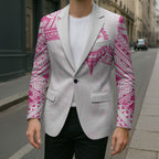 Personalised New Zealand Aotearoa Blazer Nurse Tribal Pink Version