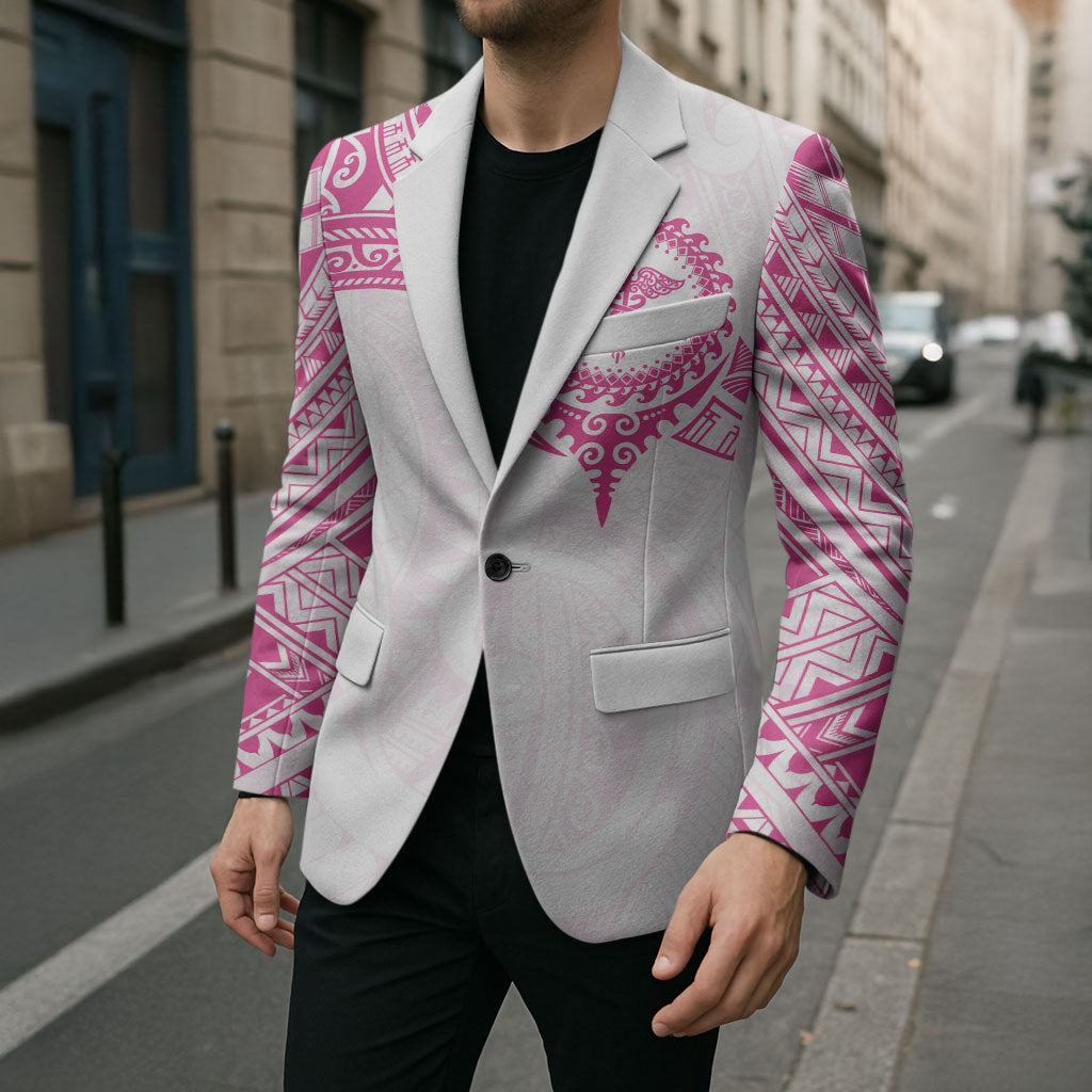 Personalised New Zealand Aotearoa Blazer Nurse Tribal Pink Version