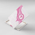 New Zealand Aotearoa Canvas Wall Art Nurse Tribal Pink Version
