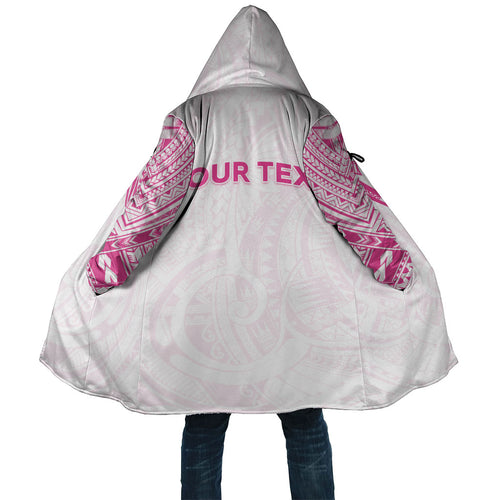Personalised New Zealand Aotearoa Cloak Nurse Tribal Pink Version