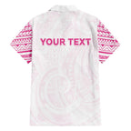 Personalised New Zealand Aotearoa Family Matching Mermaid Dress and Hawaiian Shirt Nurse Tribal Pink Version