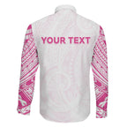 Personalised New Zealand Aotearoa Family Matching Mermaid Dress and Hawaiian Shirt Nurse Tribal Pink Version