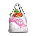 New Zealand Aotearoa Grocery Bag Nurse Tribal Pink Version