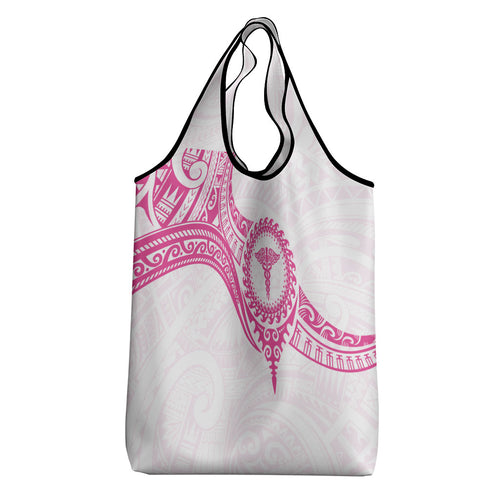 New Zealand Aotearoa Grocery Bag Nurse Tribal Pink Version