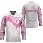 Personalised New Zealand Aotearoa Hockey Jersey Nurse Tribal Pink Version