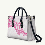 New Zealand Aotearoa Leather Bag Nurse Tribal Pink Version