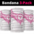 New Zealand Aotearoa Neck Gaiter Nurse Tribal Pink Version