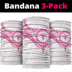 New Zealand Aotearoa Neck Gaiter Nurse Tribal Pink Version