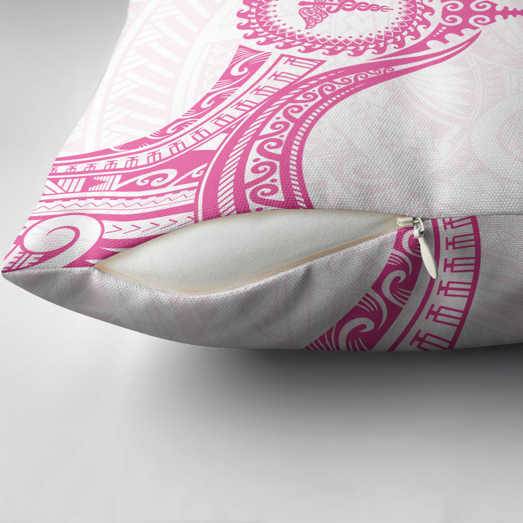 New Zealand Aotearoa Pillow Cover Nurse Tribal Pink Version