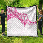 New Zealand Aotearoa Quilt Nurse Tribal Pink Version
