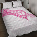 New Zealand Aotearoa Quilt Bed Set Nurse Tribal Pink Version