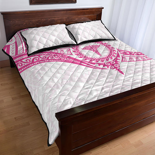 New Zealand Aotearoa Quilt Bed Set Nurse Tribal Pink Version