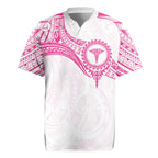 Personalised New Zealand Aotearoa Rugby Jersey Nurse Tribal Pink Version